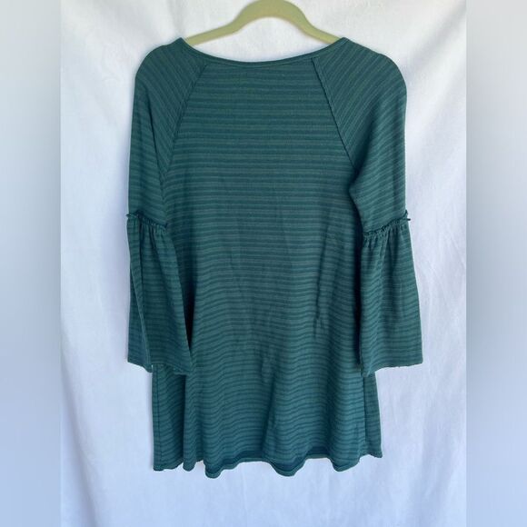 Abercrombie and Fitch Fall Dress with Bell Sleeves Blue Green size M - Picture 5 of 5